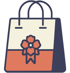 Cute Shopping Bag Icon