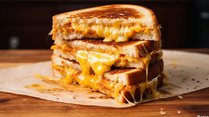 Grilled cheese toast snack