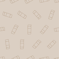 Doodle toner line art seamless pattern. Suitable for backgrounds, wallpapers, fabrics, textiles, wrapping papers, printed materials, and many more.