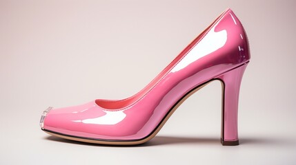 pink high heel shoes generated by AI