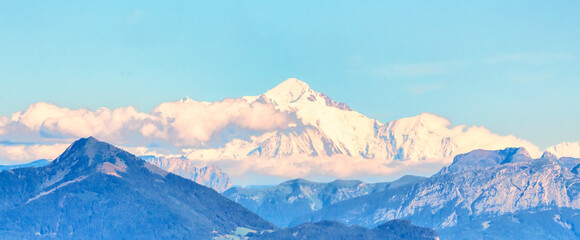 Mont-Blanc, alpes, 