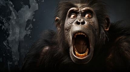 Ape shocked