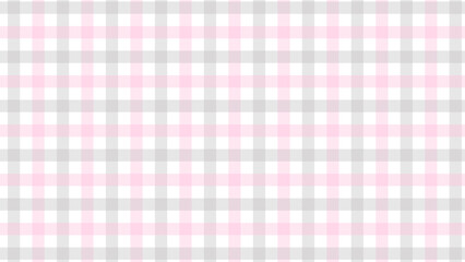 Pink and grey plaid fabric texture as a background	