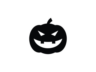 halloween pumpkin isolated on white
