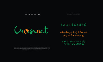 Handwritten Script font. Hand drawn brush style modern calligraphy cursive typeface. Hand Lettering and Custom Typography alphabet for Designs: Logo, Greeting Cards, Poster. Vector Brush type set.
