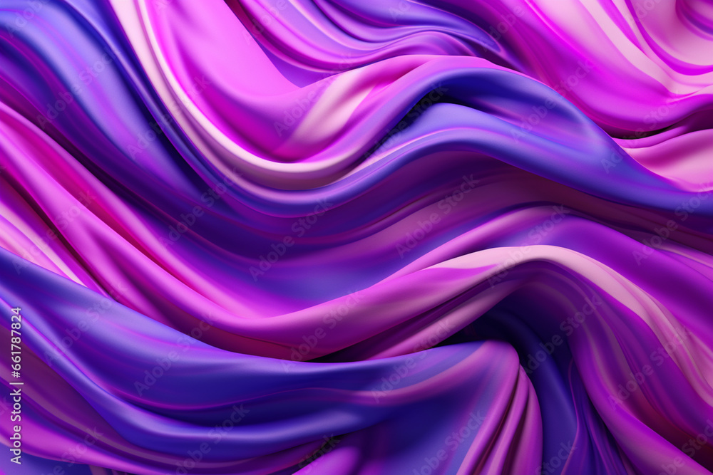 Poster an image showcasing an abstract representation of the famous phoenician purple dye, with rich hues a