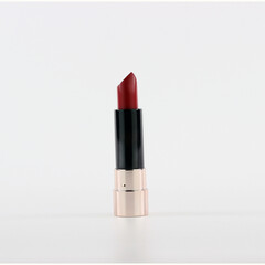 Deep Red Maroon Lipstick Photography  On White Background - Cosmetics Product