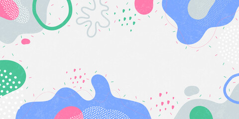 Background pattern, abstract colored shapes. Modern minimalism trendy pattern background. Vector background.