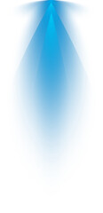 Bright blue Spotlight. Scene. Light Effects. Glow light effect. Glowing lamp. PNG.