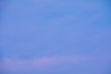 Colorful sunset in the evening sky.