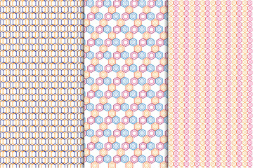 Fabric pattern background template