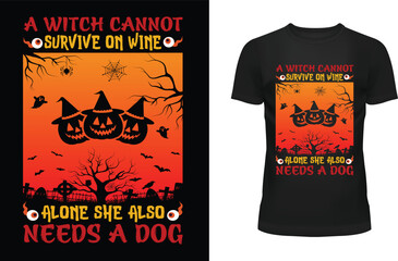 Halloween t-shirt design