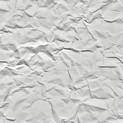 Obraz premium White Crumpled Paper
