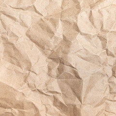 Obraz premium Crumpled Brown Paper Texture