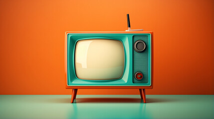 Stylish retro TV