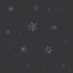 snow crystals - scheekristalle pattern