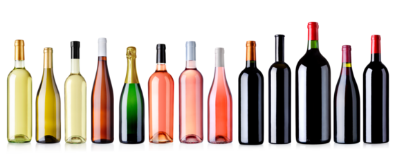 verschiedene Weinflaschen