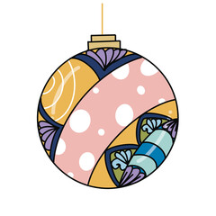 Christmas ball doodle