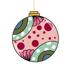 Christmas ball doodle