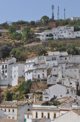 View of the city of Setenil De Las Bodegas