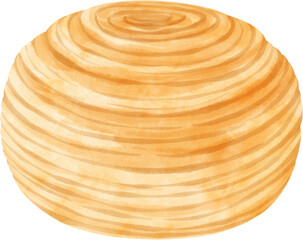 Fototapeta premium rattan round