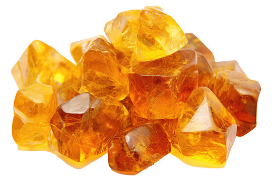Amber crystal