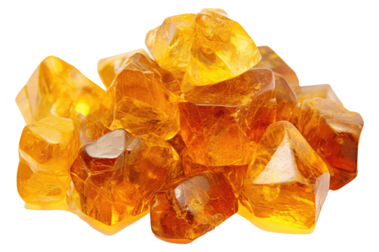 Amber crystal