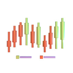 Candlestick Trading Graphics 3D