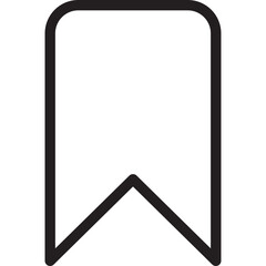Bookmark flat icon vector illustration