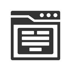 Form submit interface icon