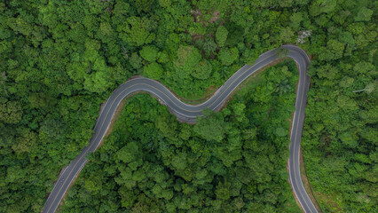 The road in the mountains, Aceh, Indonesia