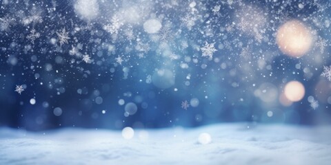 Fototapeta na wymiar Christmas snow background