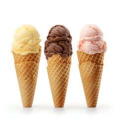 ice cream cone ice, cream, cone, ice cream, dessert, food, cold, sweet, isolated, ice-cream, icecream, 