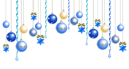 クリスマスオーナメントのイラスト素材 ベクター 12月