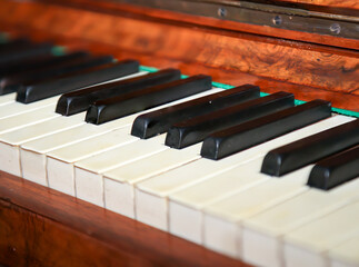 Tasten eines Klavier, eines Piano.
