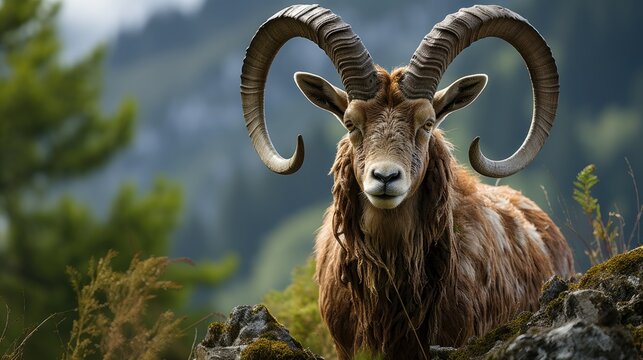 Pyrenean ibex goat
