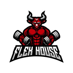 flex house gym logo