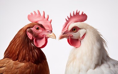 Brown hens. Great for stories about chickens, organic farming, poultry farming, homesteading, food supply, livestock and more. 