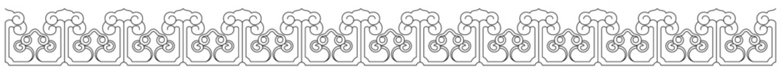 Luxury festive Chinese oriental traditional culture premium classical decoration red gold line art design vector illustration. Covers, greeting cards, logos, packaging, posters, backgrounds -Greeting 