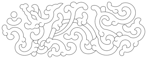 Luxury festive Chinese oriental traditional culture premium classical decoration red gold line art design vector illustration. Covers, greeting cards, logos, packaging, posters, backgrounds -Greeting 