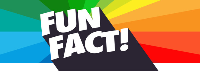 Fun fact on speech bubble