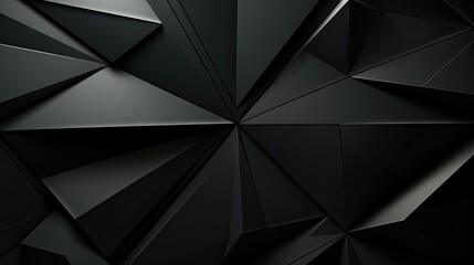 Fototapeta premium Black white abstract background geometric shapes