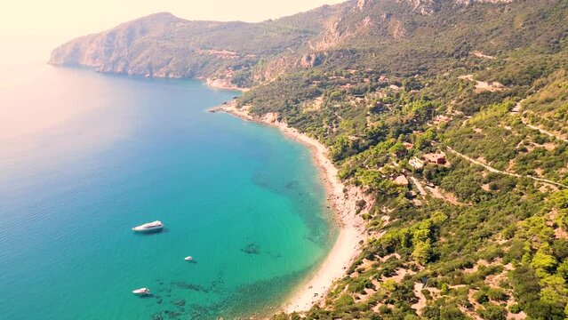 Fort Stella GR, Argentario, Italy. Drone footage