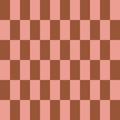 1960s, 1970s retro groovy checkered seamless pattern, 60s, 70s geometric vector illustration
