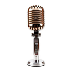 Microphone on transparent background