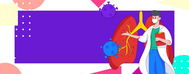 Medical characters fighting the epidemic flat vector concept operation hand drawn illustration
