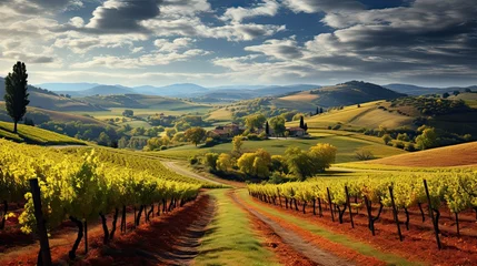 Fototapete Rural scene in Tuscany © neirfy