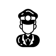 Security Guard icon in vector. Illustration