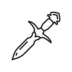 Ancient Daggers icon in vector. Illustration