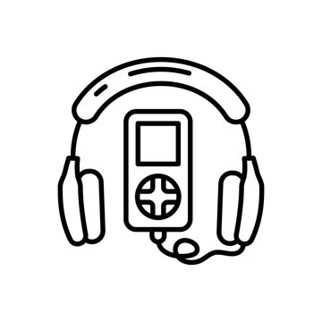 Audio Guide icon in vector. Illustration